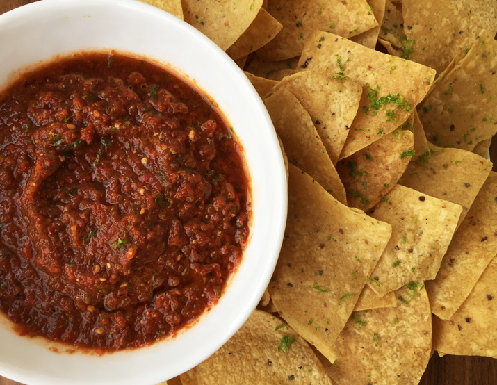 Roasted Chile Salsa - ALTON BROWN
