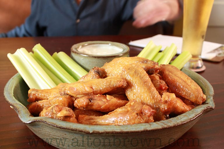 SuperCrispy NoFry Buffalo Wings Recipe Alton Brown