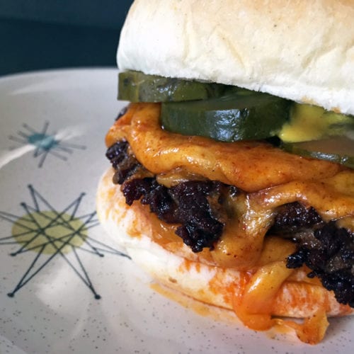 Mini Man Burgers Alton Brown