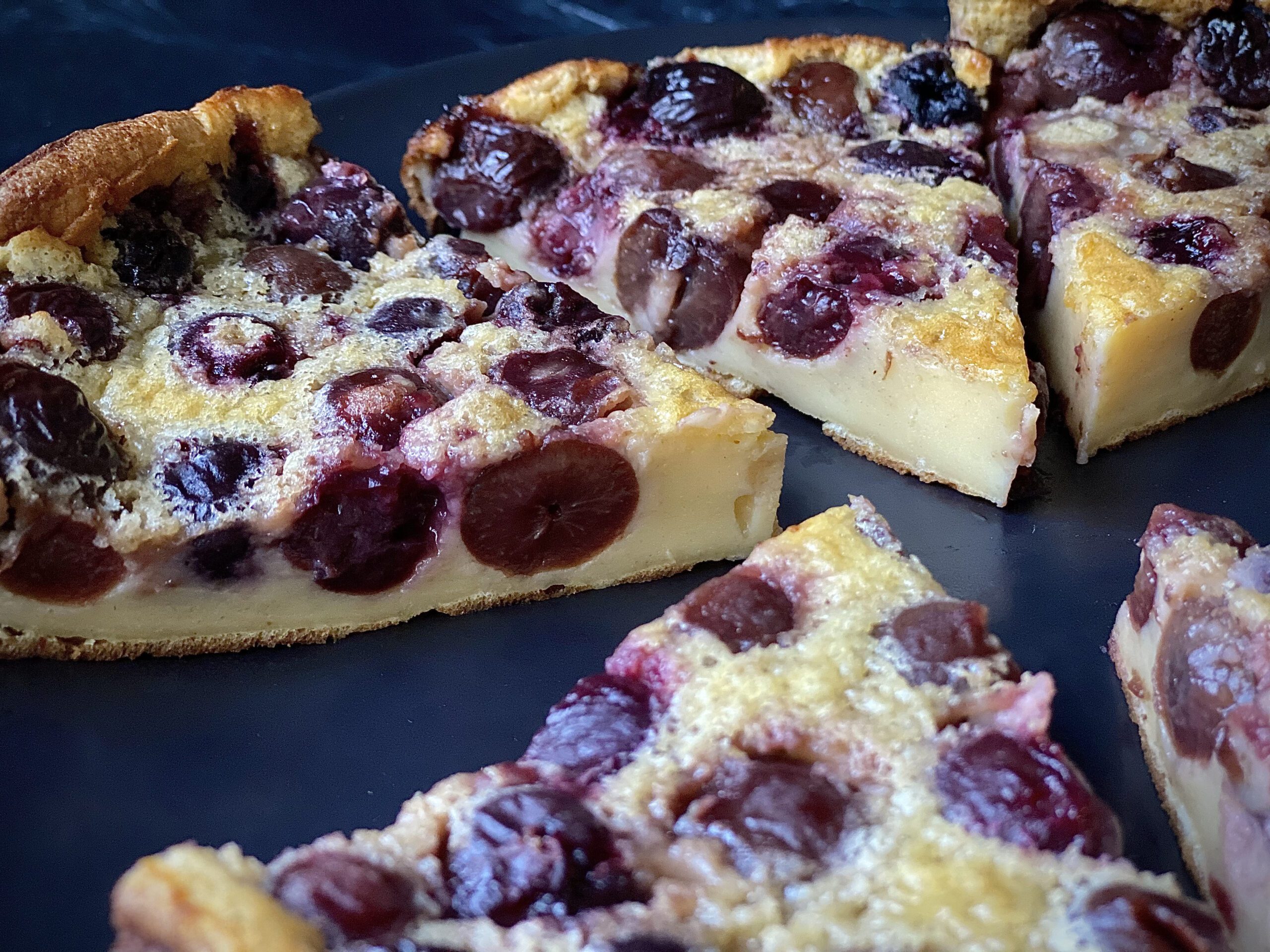 Dutch Oven Cherry Clafoutis Recipe | Alton Brown