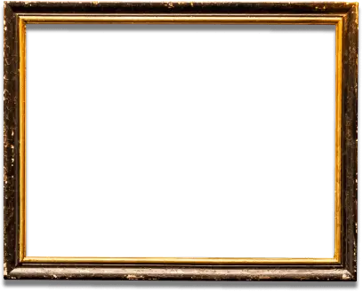 Horizontal bronze picture frame