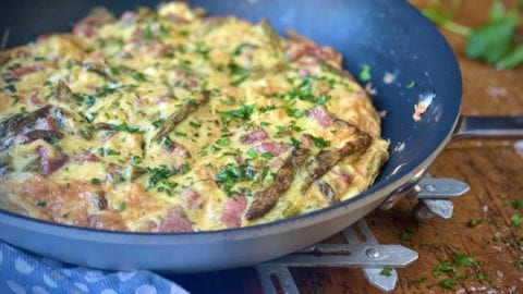 Frittata with Ham and Cheese - Marcellina In Cucina