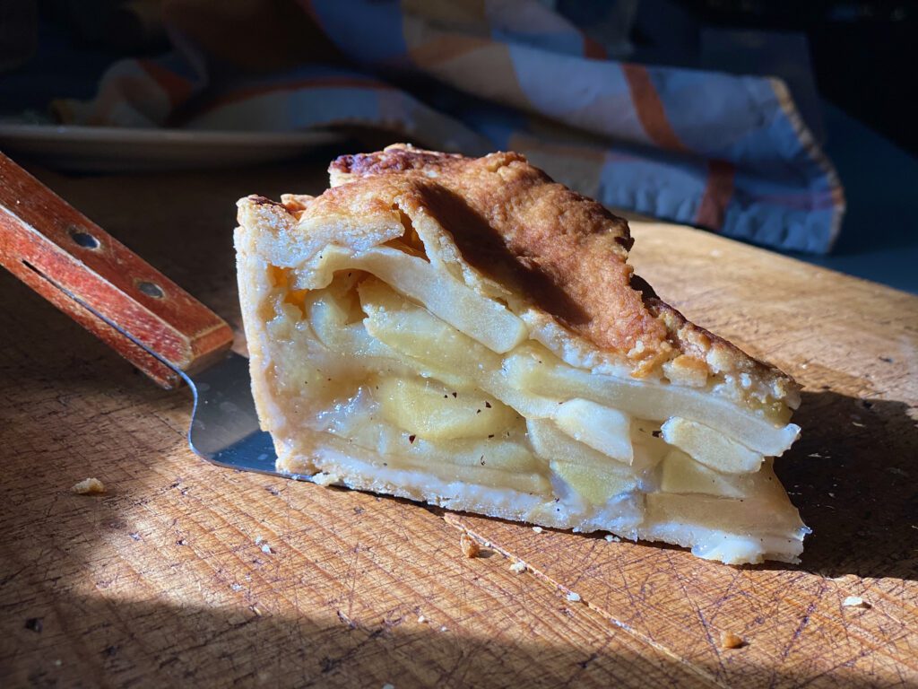 Whole Baked Apples with Oatmeal Streusel Recipe | Alton Brown