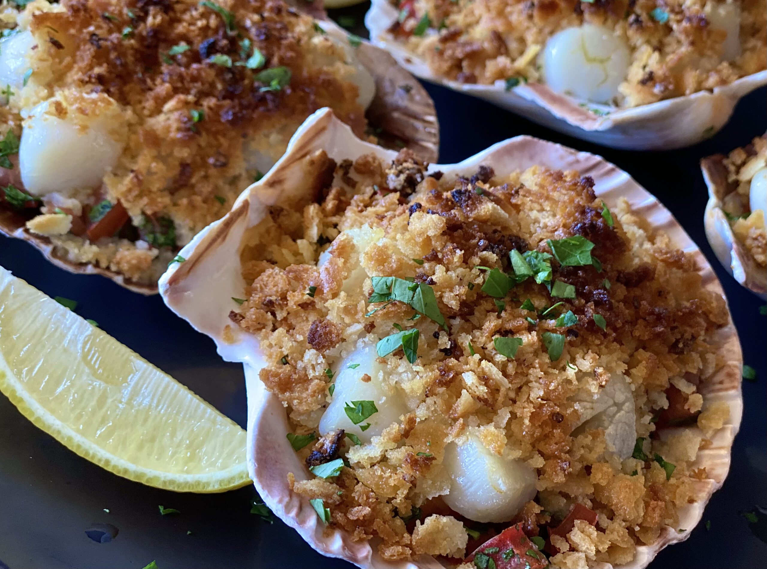 Scallops on the Half Shell