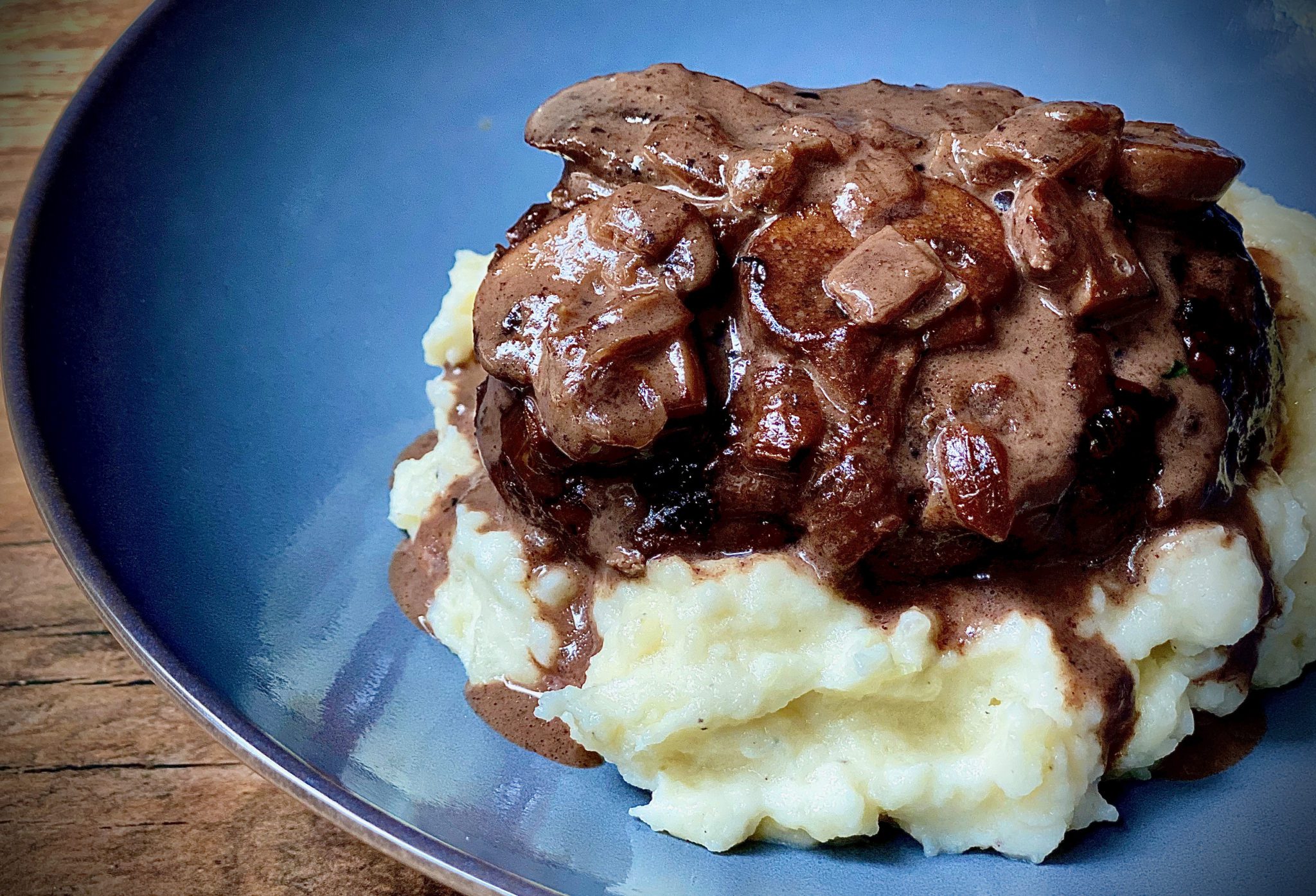 Strip Steak with Pepper Cream Sauce Recipe Alton Brown