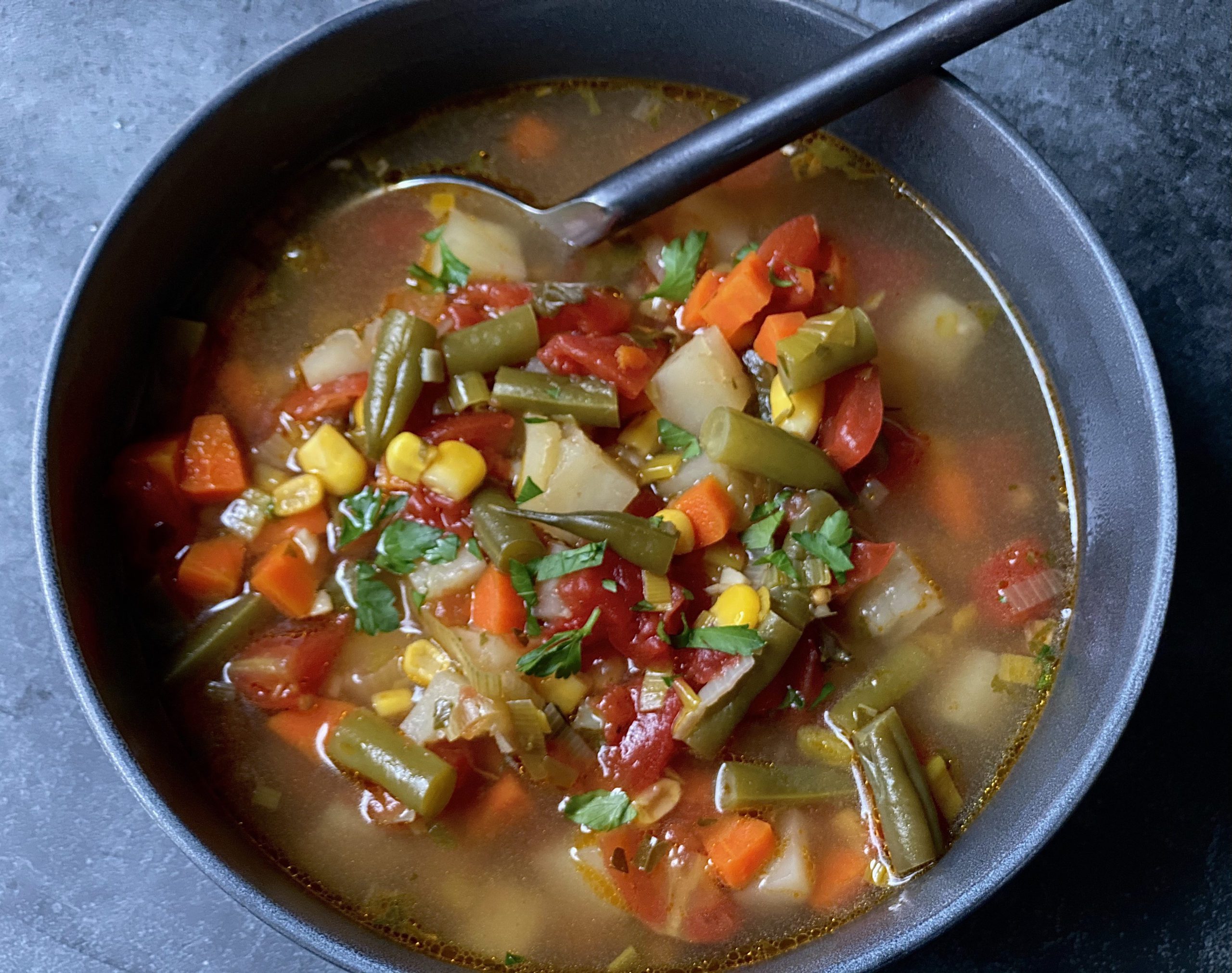 Garden Vegetable Soup Recipe Alton Brown