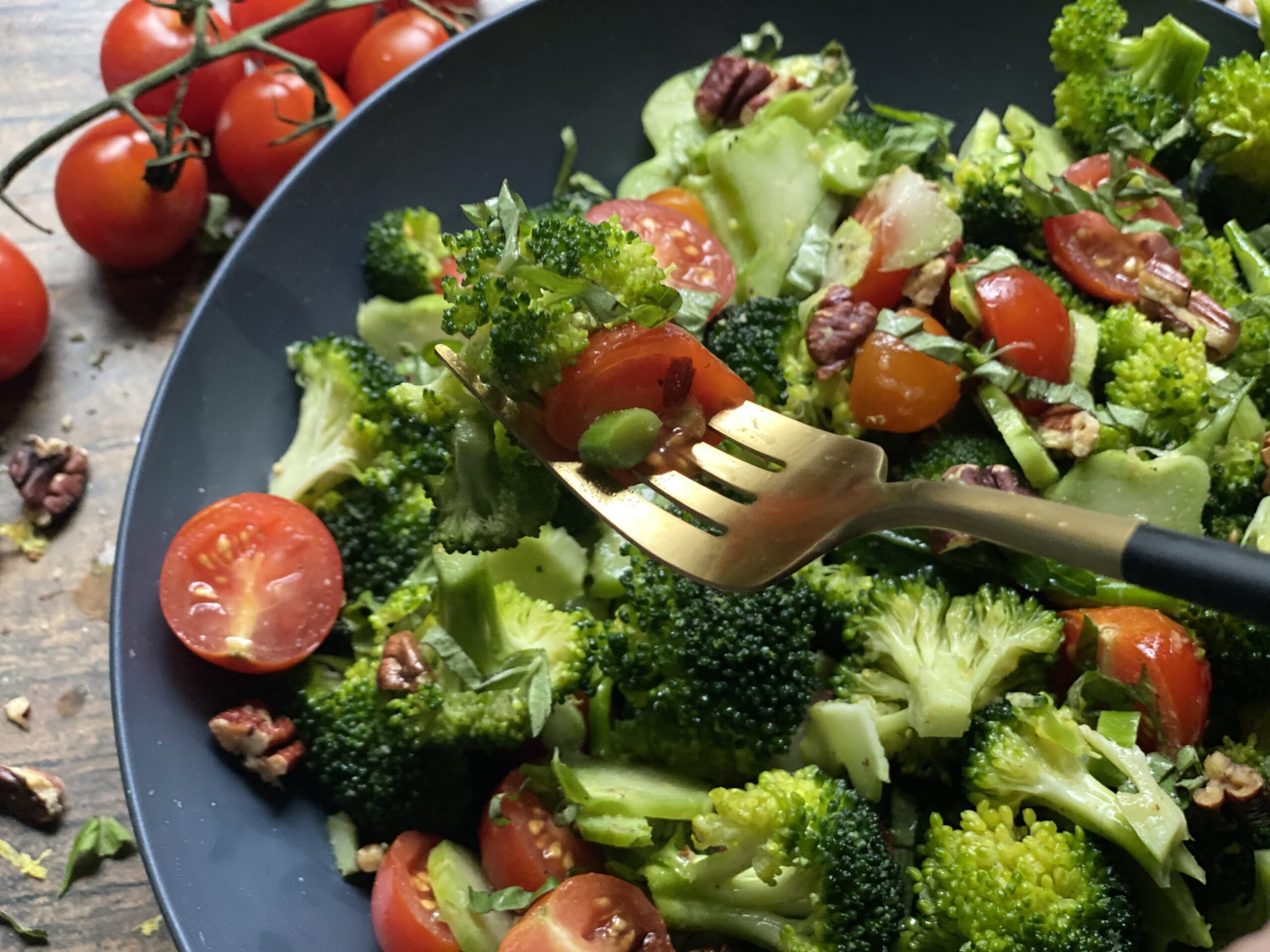 Fresh Broccoli Salad with Lemon Vinaigrette Recipe Alton Brown