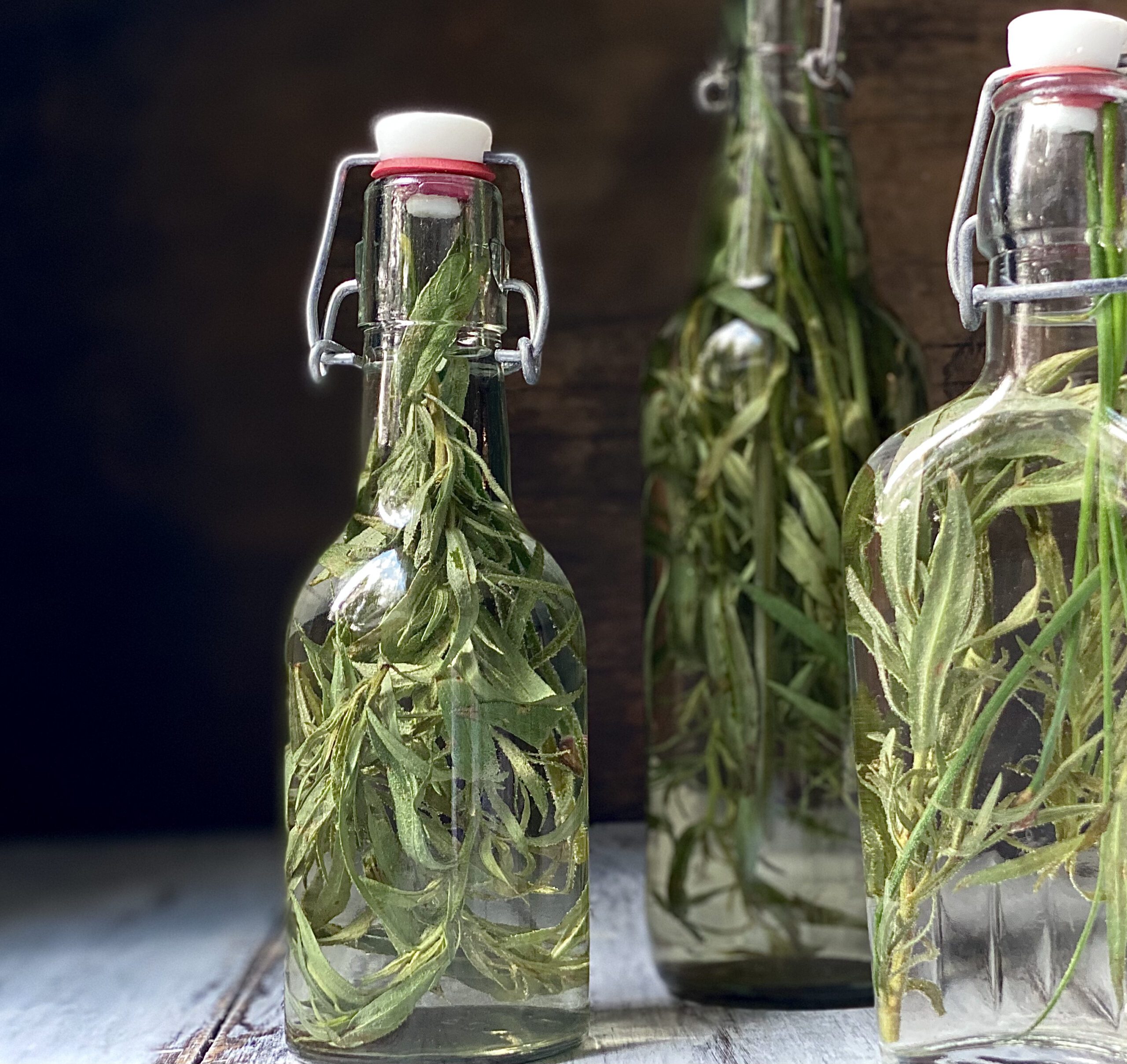 Tarragon Chive Vinegar - Alton Brown