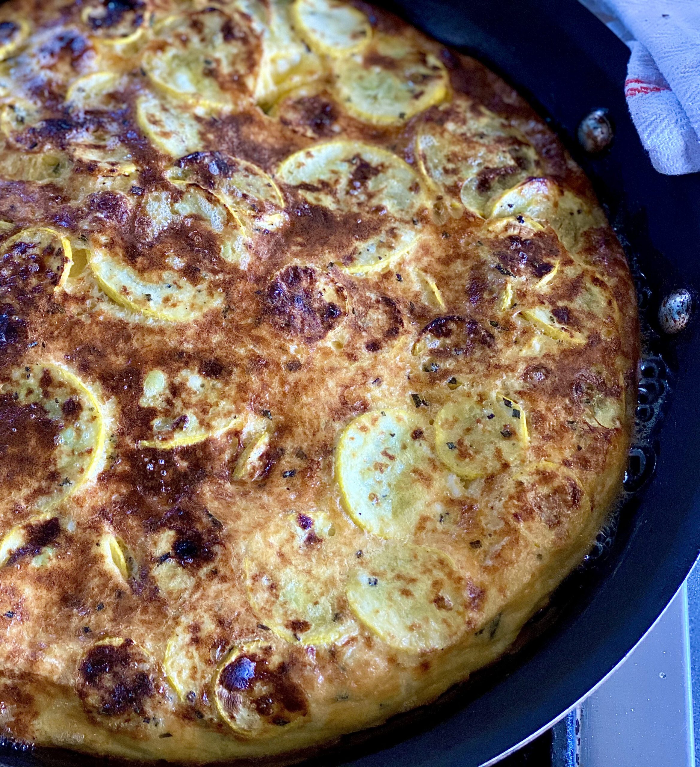 Crookneck Squash Frittata