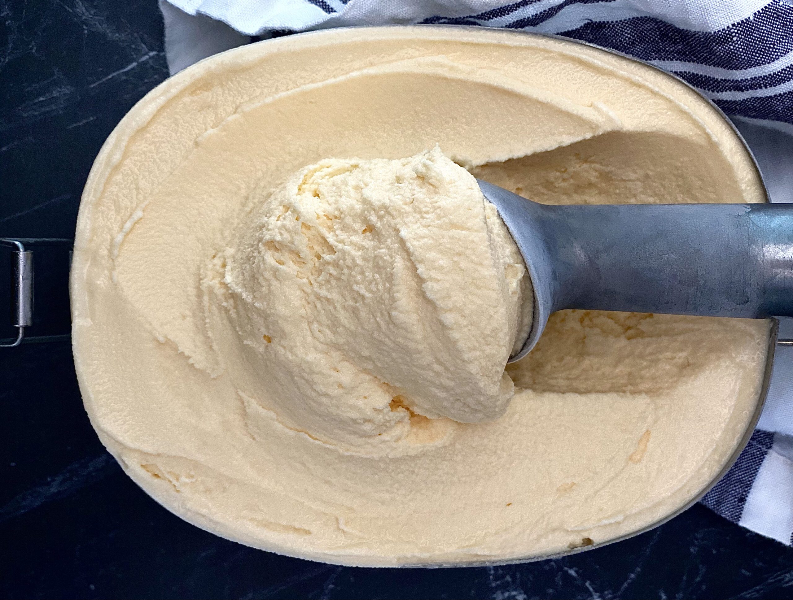 Olive or Nut Oil Ice Cream Alton Brown
