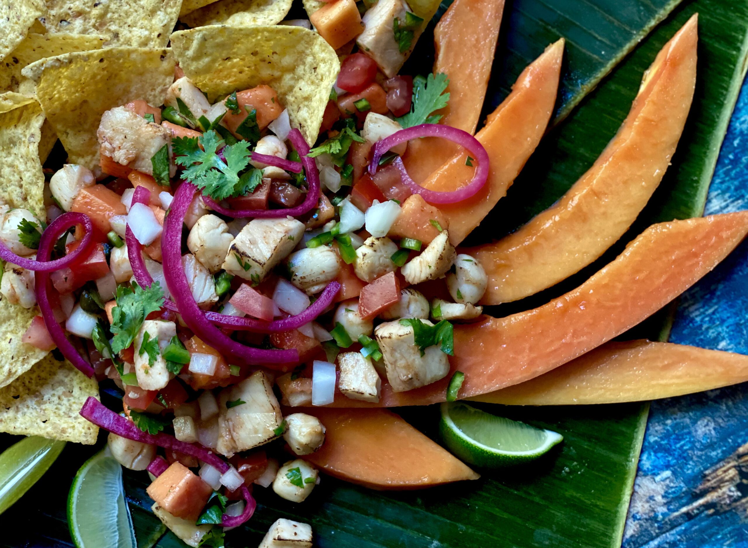 Island Ceviche with Pickled Onions - Alton Brown