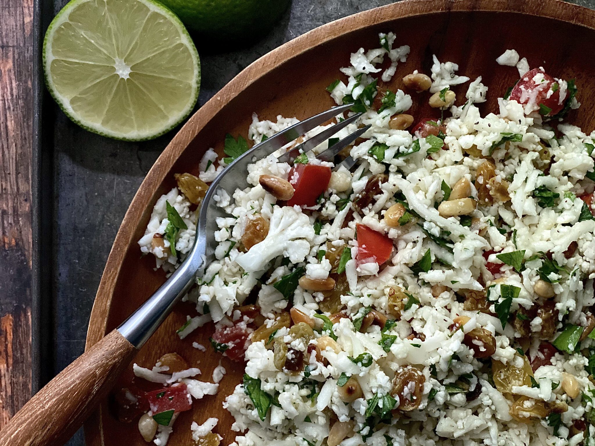 Cauliflower Slaw Alton Brown