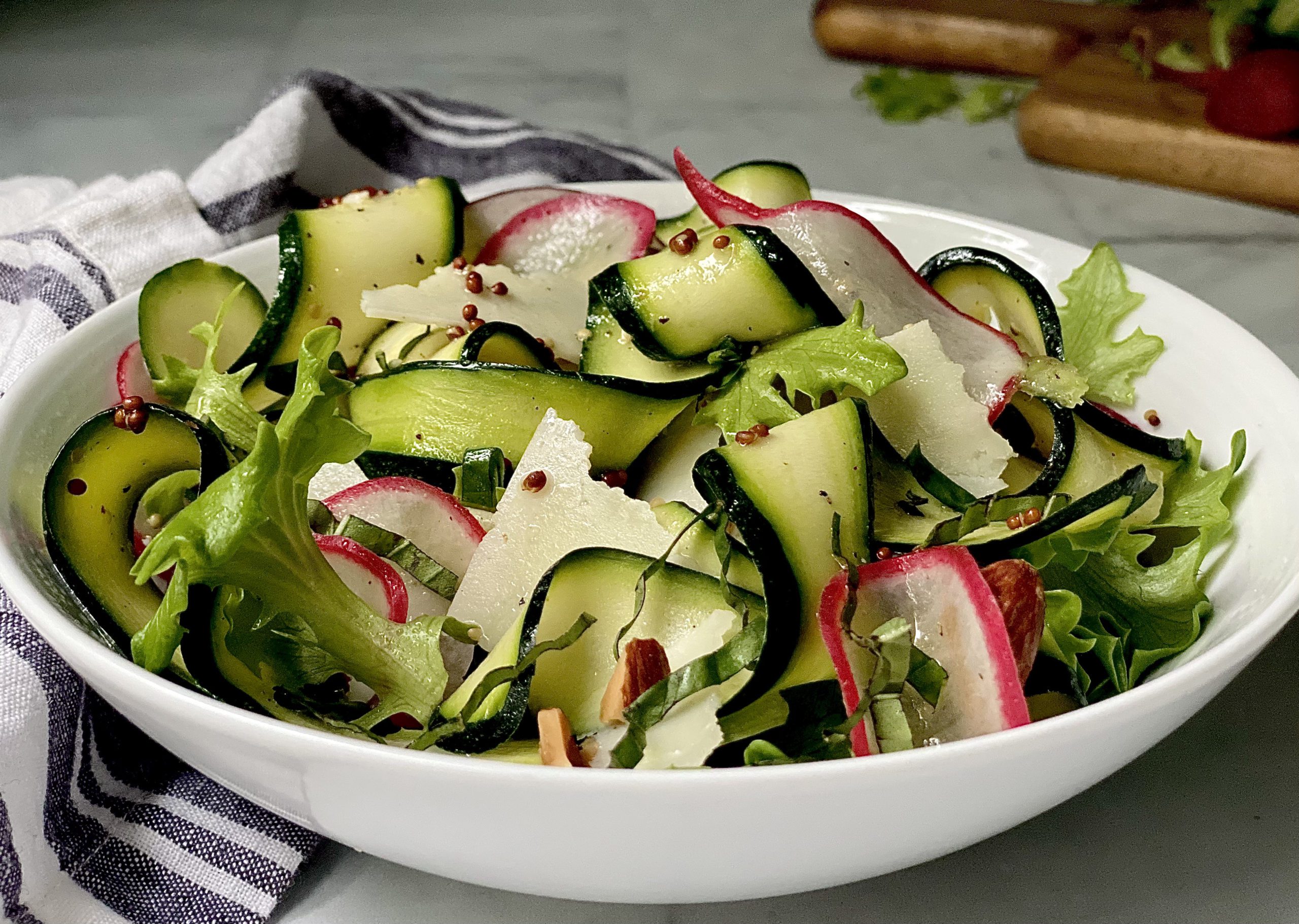 Zucchini Ribbon Salad - Alton Brown