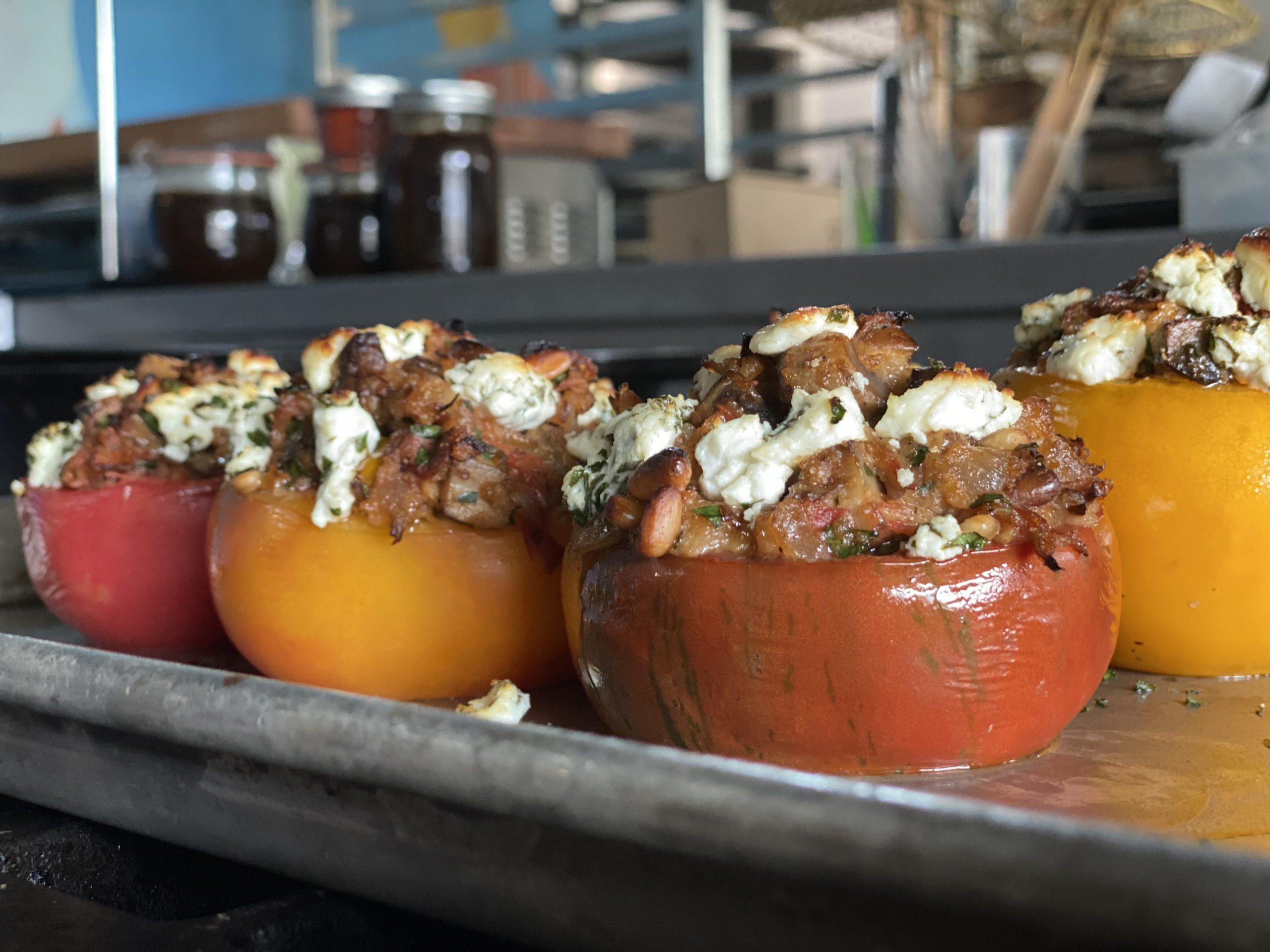 Stuffed Tomatoes Alton Brown
