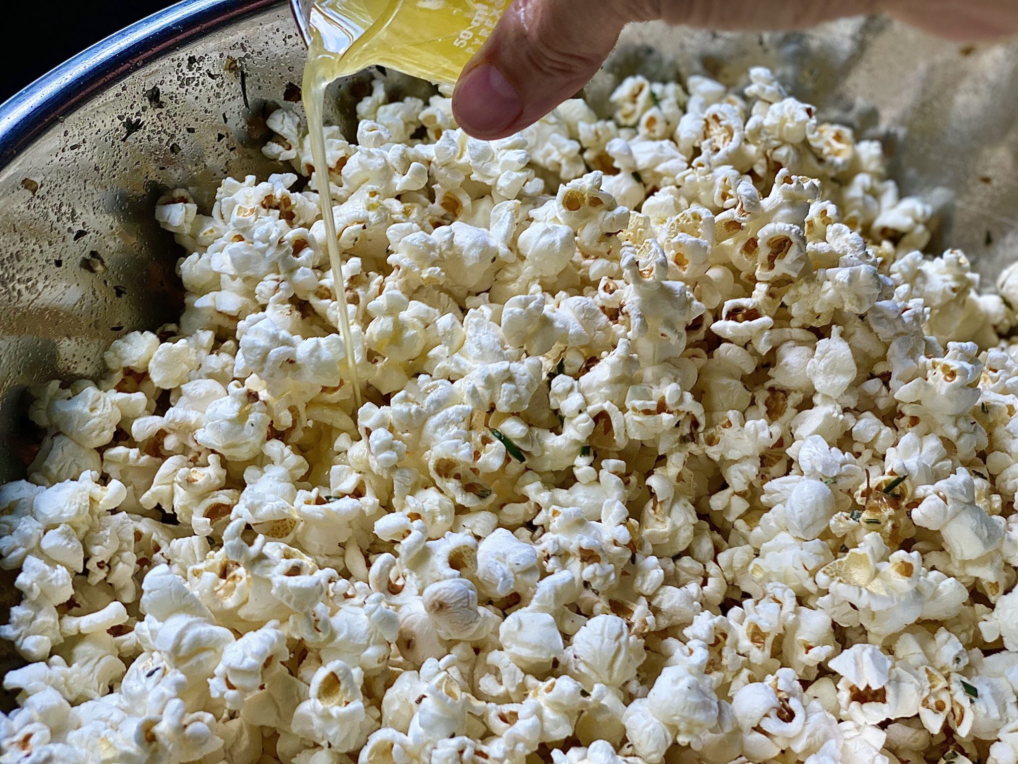 Savory Herb Popcorn Alton Brown