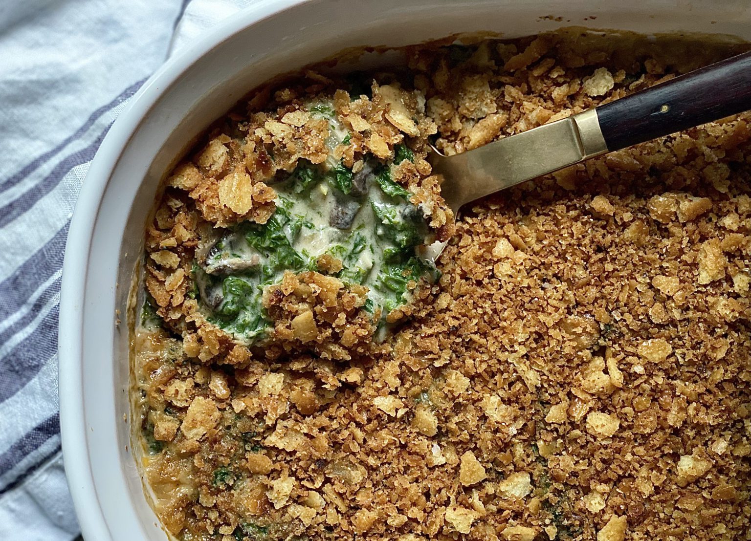 Mustard Green Gratin Reloaded Alton Brown