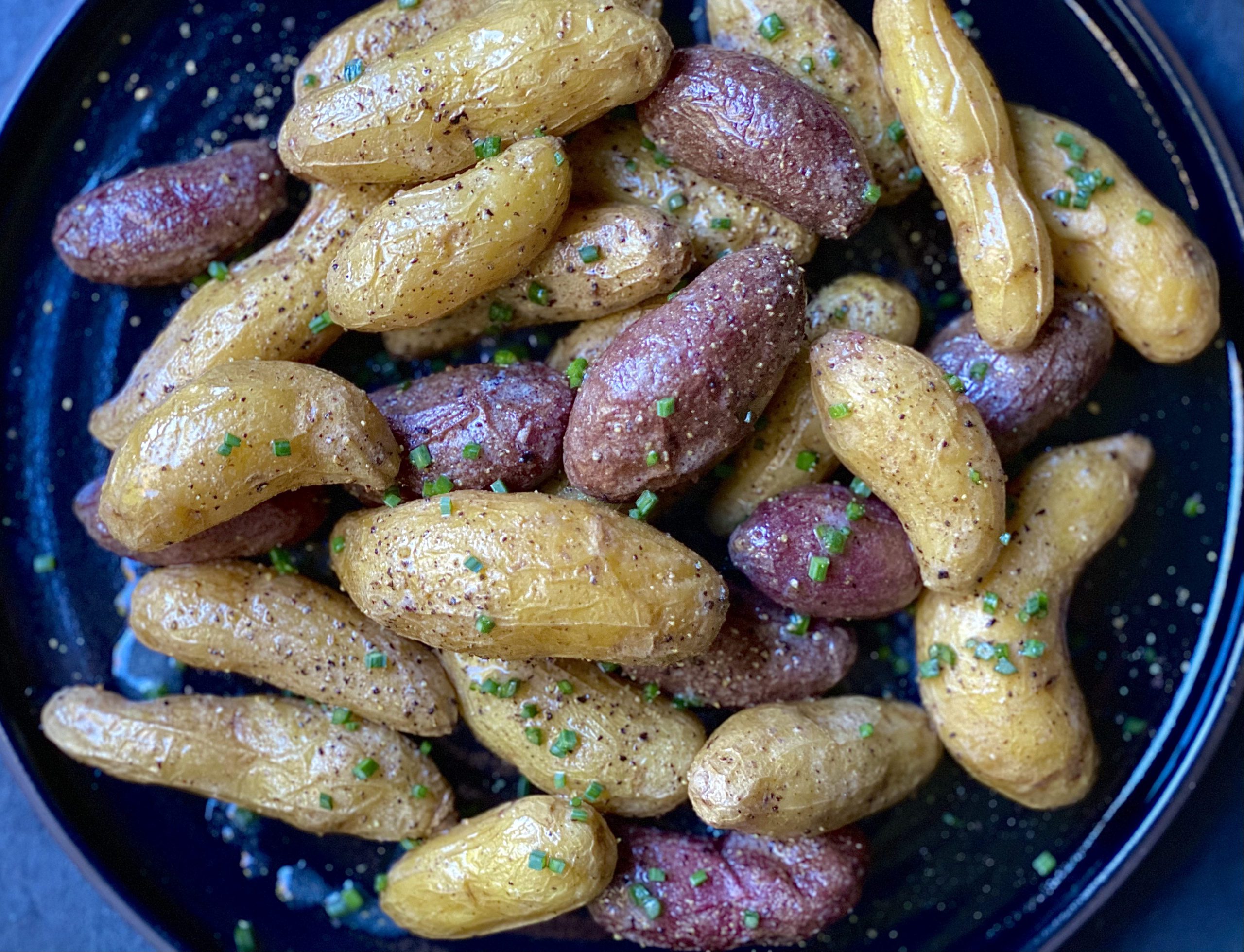 Brine Boiled Fingerling Potatoes Alton Brown