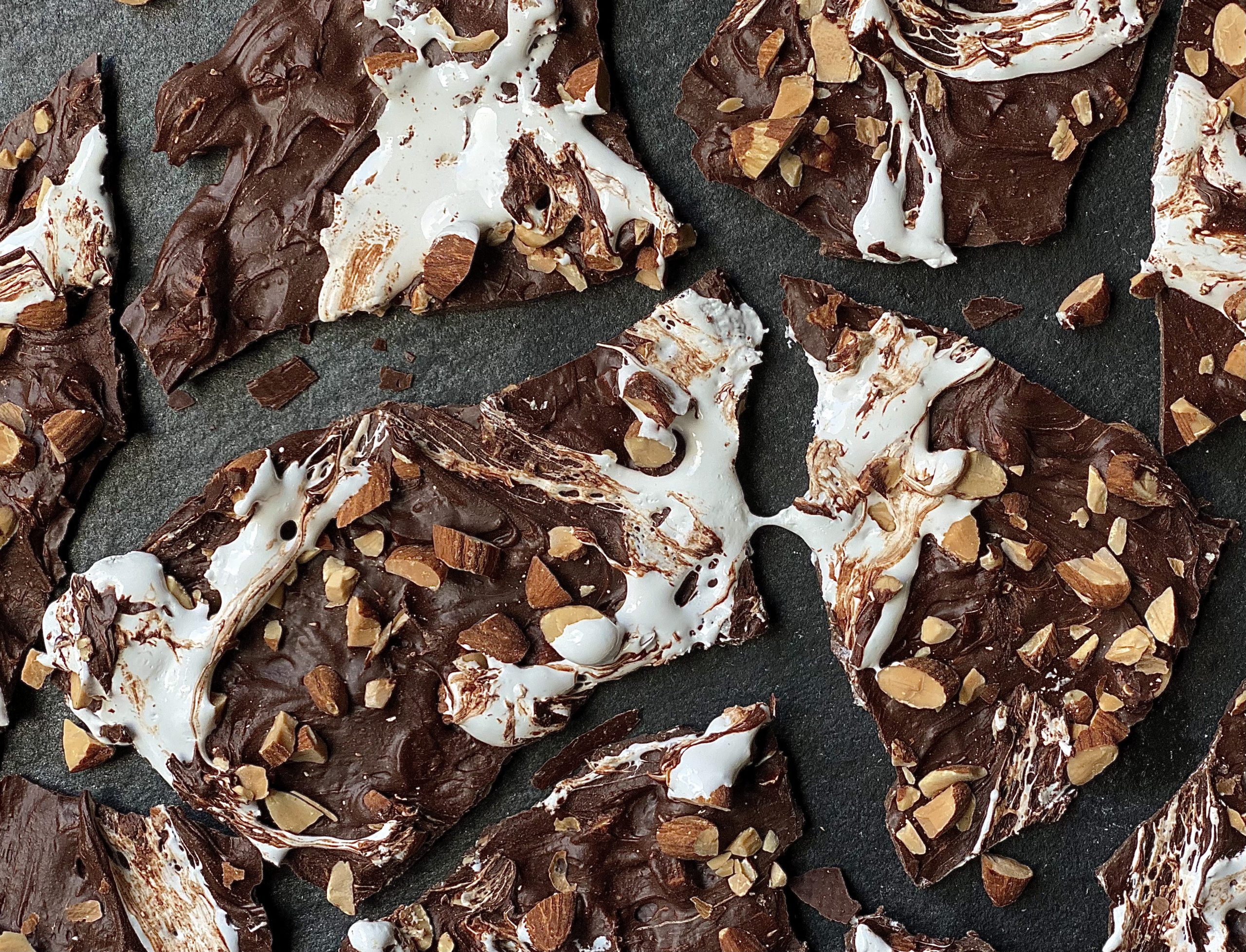 Rocky Road Chocolate Bark Recipe | Candy | Alton Brown