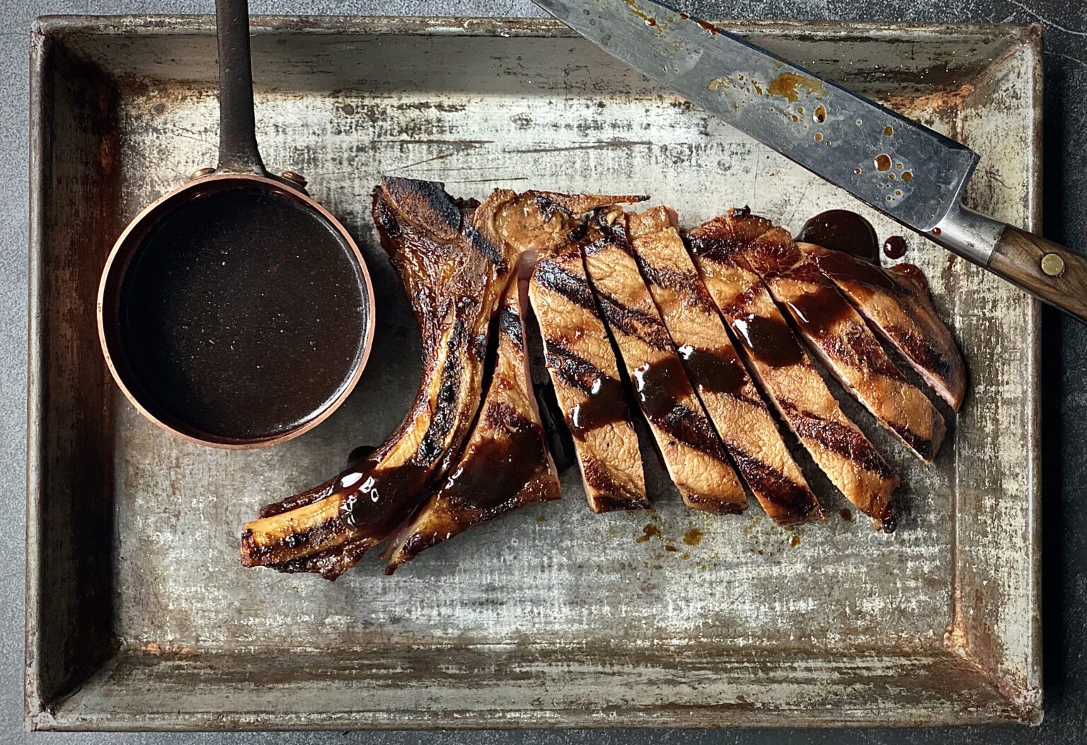 Grilled Marinated Pork Chops Coffee Alton