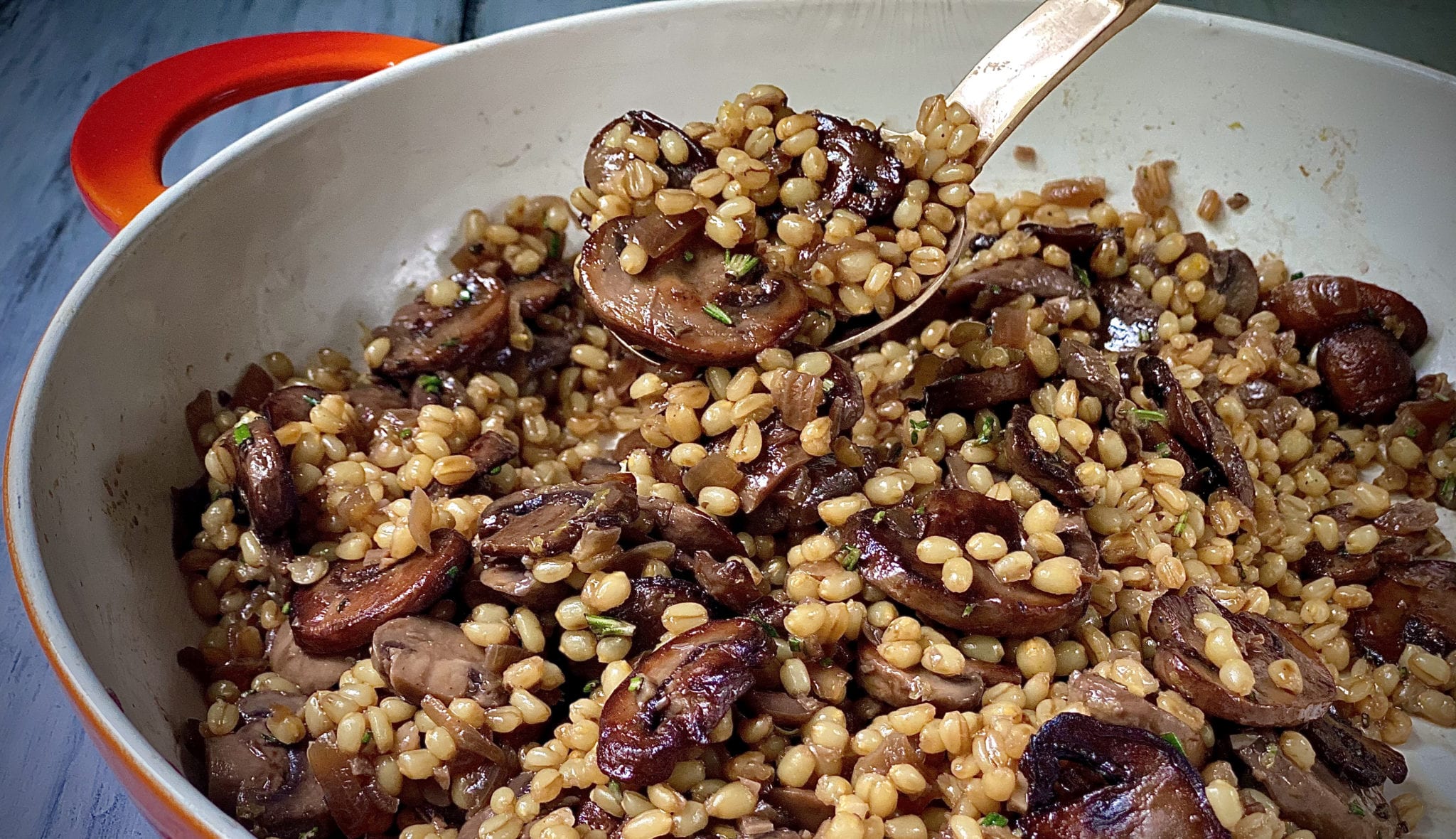 Mushroom Wheat Berry Pilaf Recipe Alton Brown