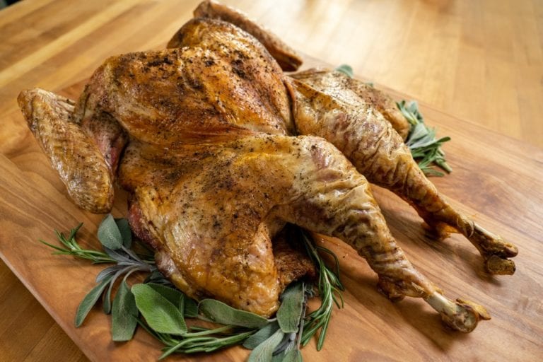 Spatchcocked Roast Turkey Recipe - Alton Brown