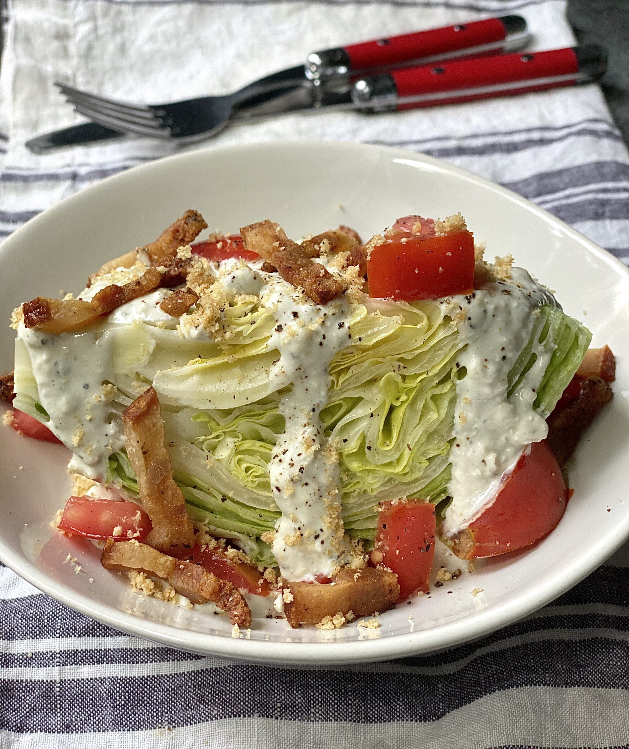 princess polly baby blue dress Wedge Salad with Blue Cheese Dressing