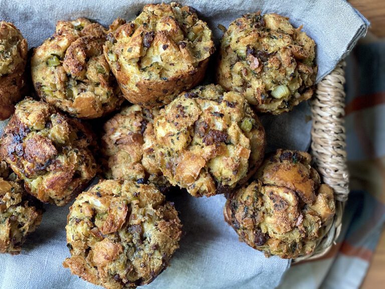 Holiday Dressing Muffins - Alton Brown