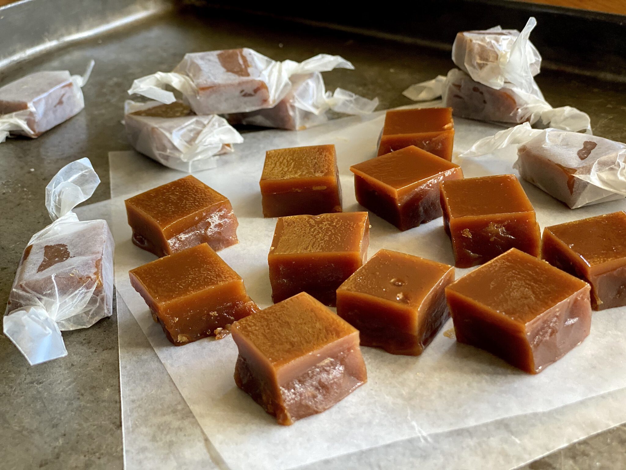 Dark and Funky Caramels Alton Brown