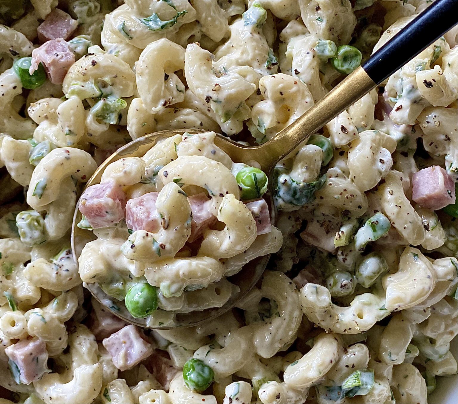 Macaroni salad Alton Brown
